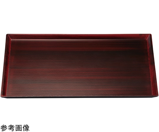 福井クラフト 尺4 清流長手木目盆 紅刷毛目弱SL 11017570 1個（ご注文単位1個）【直送品】