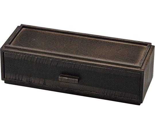 福井クラフト 木製荒彫カスター&箸箱(楊枝入れ付)よもぎ 85914820 1個（ご注文単位1個）【直送品】