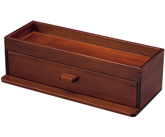 福井クラフト 木製カスター&箸箱 ブラウン 60003490 1個（ご注文単位1個）【直送品】