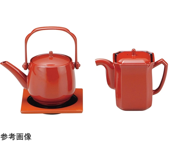 福井クラフト 福禄型醤油/ソース入 朱 82120455 1個（ご注文単位1個）【直送品】