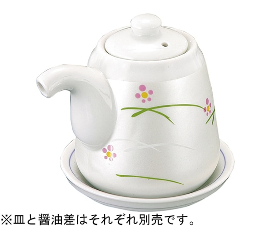 福井クラフト 陶)丸醤油差(大)銀彩武蔵野 51272595 1個（ご注文単位1個）【直送品】