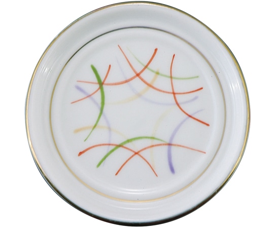 福井クラフト 陶)丸醤油差受皿 彩露草 51272589 1個（ご注文単位1個）【直送品】