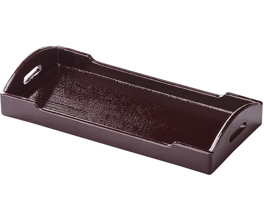 福井クラフト 運び型カスター盆(小)新溜 81258310 1個（ご注文単位1個）【直送品】