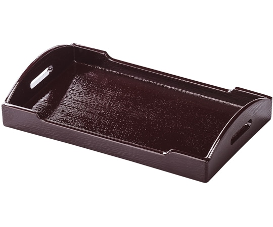 福井クラフト 運び型カスター盆(大)新溜 81258311 1個（ご注文単位1個）【直送品】