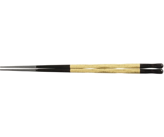 福井クラフト PBT22.7cm 面彫角箸 クリーム帯金しぶき 30010940 1個（ご注文単位1個）【直送品】