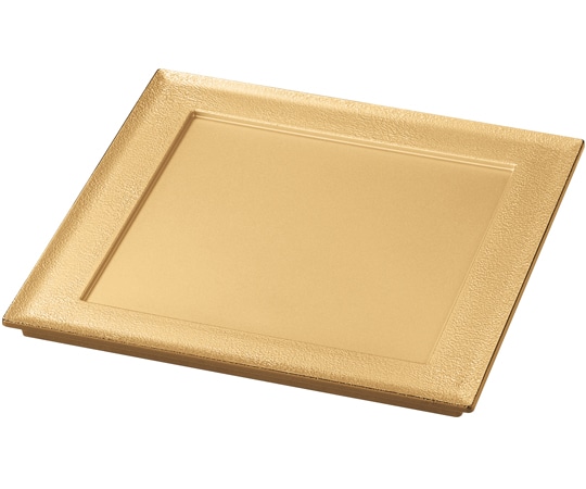 福井クラフト 8寸 炉縁前菜盛皿 渕絞り金/裏黒塗 54301230 1個（ご注文単位1個）【直送品】