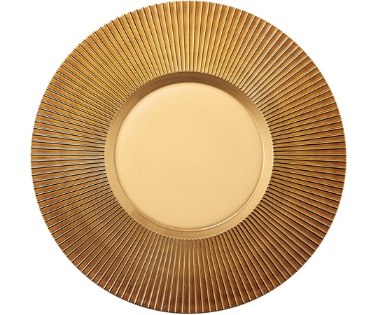 福井クラフト 耐熱28cm タービンプレート 墨入れ金/裏黒塗 54301460 1個（ご注文単位1個）【直送品】