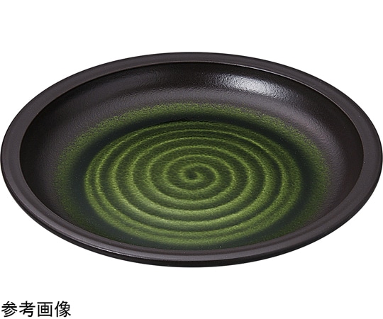 福井クラフト 9.5寸 清水鉢 渕茶乾漆内織部 80521460 1個（ご注文単位1個）【直送品】