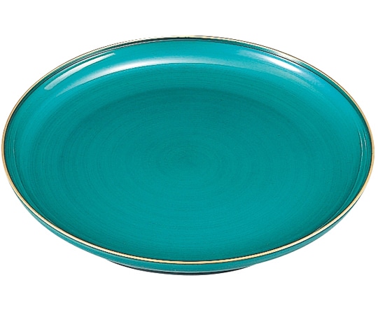 福井クラフト 尺3 冠皿 トルコ深海 53290080 1個（ご注文単位1個）【直送品】