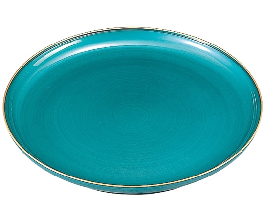 福井クラフト 尺4 冠皿 トルコ深海 53290090 1個（ご注文単位1個）【直送品】