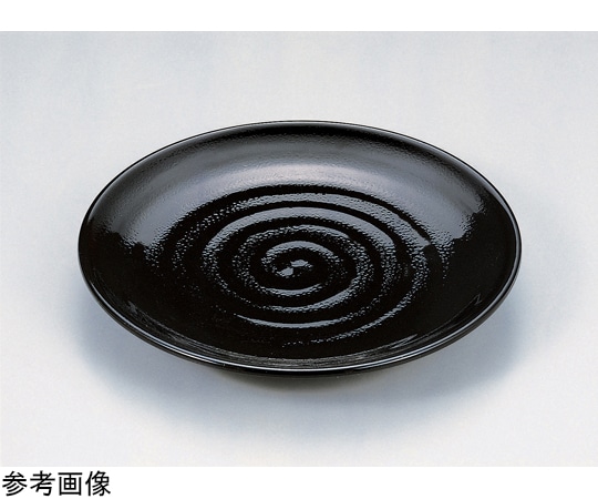 福井クラフト 8寸 神龍皿 黒パール 51401240 1個（ご注文単位1個）【直送品】