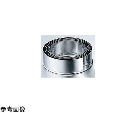 ホワイトサム ジャンボパテ抜型 丸 5pcs 単品 #15  1個(ご注文単位1個)【直送品】