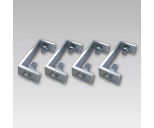 ユニット 両面用補助金具(平リブ用) 4ケ組 1組(4個入) 395-54A 1組(ご注文単位1組)【直送品】