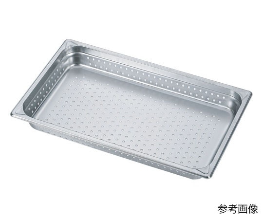カンダ HG 18-8 ホテルパン穴明 1/2 40mm 7121PF 1個（ご注文単位1個）【直送品】