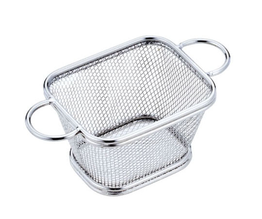 三宝産業 UK バスケット/長方形 両手 10.5cm 295156 1個（ご注文単位1個）【直送品】