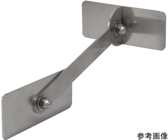 ティーエフサービス ステンレス製 転倒防止可動式金具 中 (長方形タイプ) 壁用 100×40mm ジョイントプレート200mm IRT-1040-200 1個(ご注文単位1個)【直送品】