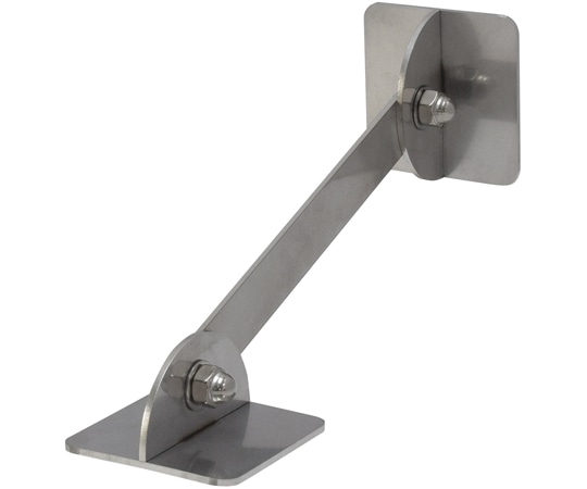 ティーエフサービス ステンレス製 転倒防止可動式金具 小 (正方形タイプ) 床壁兼用 50×50mm ジョイントプレート150mm IYS-5050-150 1個(ご注文単位1個)【直送品】