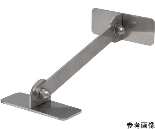 ティーエフサービス ステンレス製 転倒防止可動式金具 小 (長方形タイプ) 床壁兼用 80×30mm ジョイントプレート150mm IYT-8030-150 1個(ご注文単位1個)【直送品】