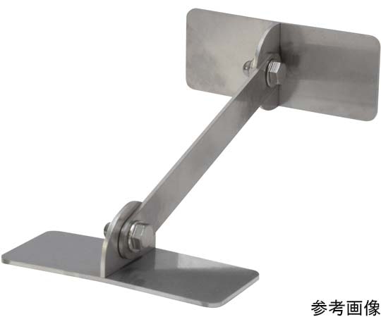 ティーエフサービス ステンレス製 転倒防止可動式金具 中 (長方形タイプ) 床壁兼用 100×40mm ジョイントプレート150mm IYT-1040-150 1個(ご注文単位1個)【直送品】