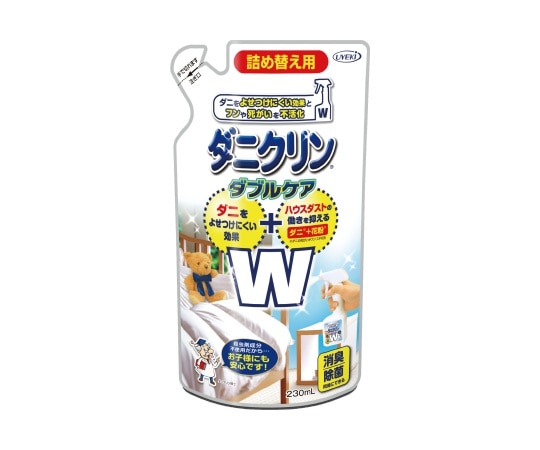 UYEKI(ウエキ) ダニクリン Wケア 230mL (詰め替え用) 24個入  1ケース(ご注文単位1ケース)【直送品】