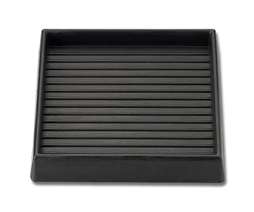 光 エッジ付防振ゴムバラ 黒 内径92mm角 BEG-9-951 1個（ご注文単位1個）【直送品】