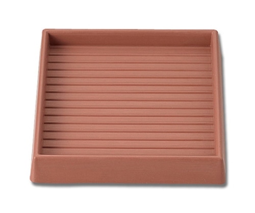 光 エッジ付防振ゴムバラ 茶 内径92mm角 BEG-9-954 1個（ご注文単位1個）【直送品】