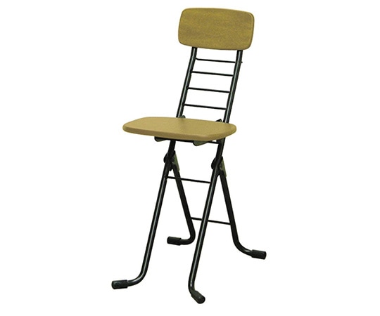 ルネセイコウ 折りたたみチェア リリィチェアM ナチュラル/ブラック CSMF-320(NA) 1脚(ご注文単位1脚)【直送品】