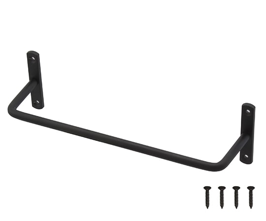 ハイロジック スタイリッシュ マルチショートバー S ブラック 58662 1個(ご注文単位1個)【直送品】