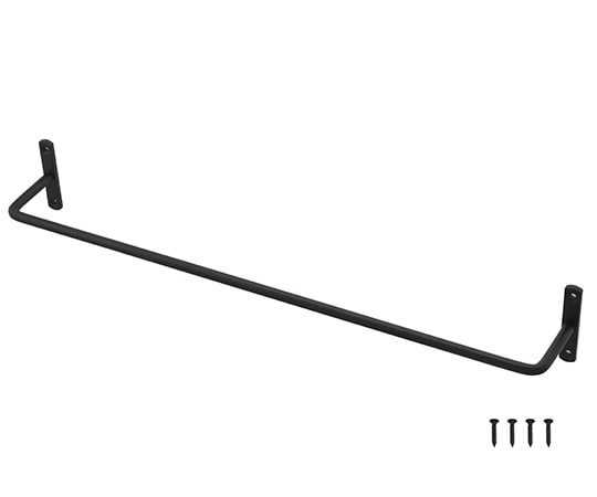 ハイロジック スタイリッシュ マルチショートバー M ブラック 58664 1個(ご注文単位1個)【直送品】