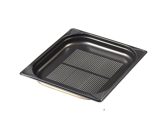 エムテートリマツ 18-8ノンスティックGNパンⅡ(穴明) 2/3 65mm  1個（ご注文単位1個）【直送品】