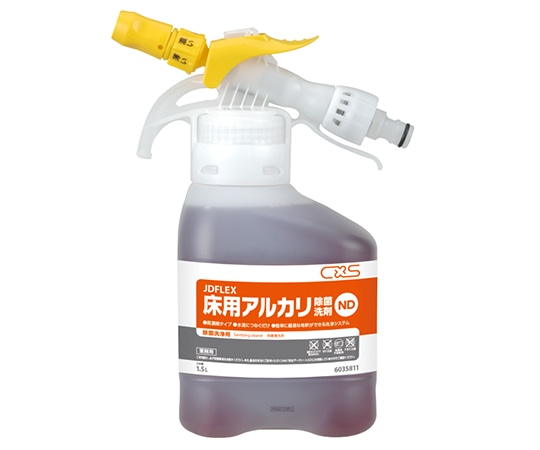 シーバイエス JD-FLEX床用アルカリ除菌洗剤ND 1ケース(1.5L/本×4本入り) 6035811 1ケース（ご注文単位1ケース）【直送品】