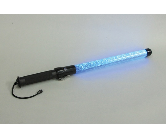 日本緑十字社 ホイッスル付き合図灯 YDT-1100 青 全長550mm 325015 1本（ご注文単位1本）【直送品】