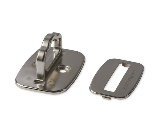 StarTech.com ノートパソコン盗難防止アンカーポイント サイズ(大) 長さ6.7cm x 幅4.7cm x 高さ3.2cm 亜鉛合金製 LTANCHORL 1個(ご注文単位1個)【直送品】