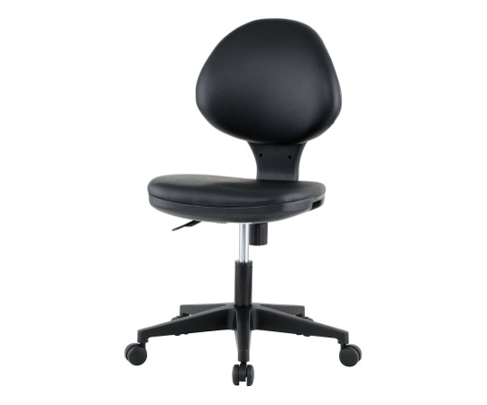 井上金庫 オフイスチェア (GYシリーズ) ビニールレザー張り ブラック GY-P129N 1台(ご注文単位1台)【直送品】