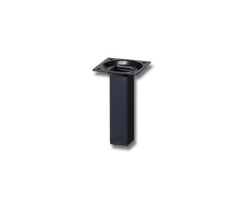 光 スマートレグ角脚 25×25×100 黒 KSK250-1 1個（ご注文単位1個）【直送品】