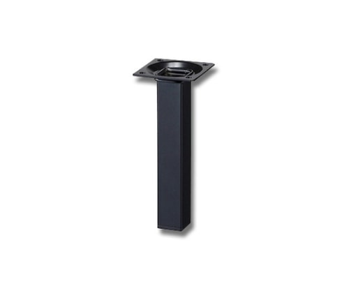 光 スマートレグ角脚 25×25×150mm黒 KSK251-1 1個（ご注文単位1個）【直送品】