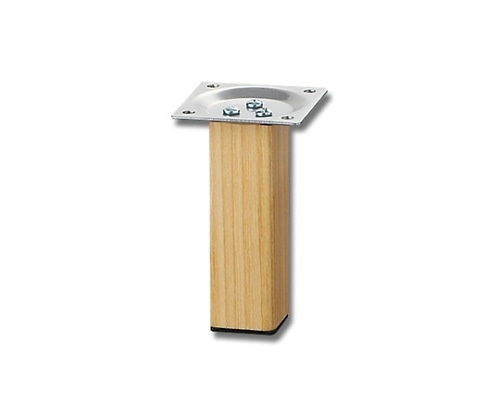 光 スマートレグ木製角脚32×100mmシルバー KSW-3210 1個（ご注文単位1個）【直送品】