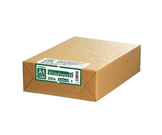 Nagatoya ホワイトペーパーR A4 128g(特厚口)1冊(500枚入) ナ-RT32 1冊(ご注文単位1冊)【直送品】