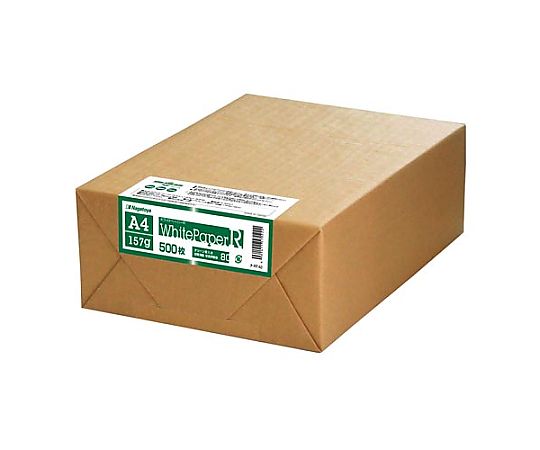 Nagatoya ホワイトペーパーR A4 157g(最厚口)1冊(500枚入) ナ-RT42 1冊(ご注文単位1冊)【直送品】