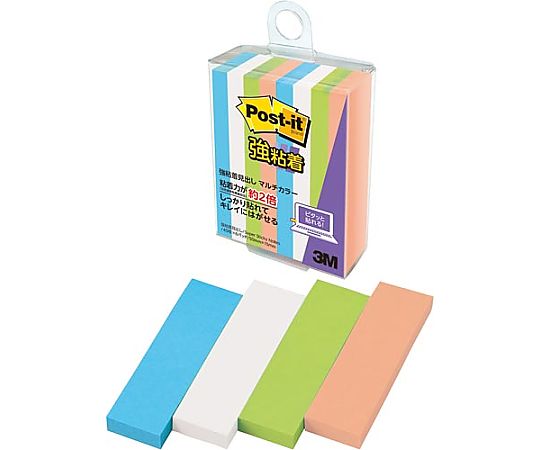 スリーエム ポストイット強粘着マルチカラー4 50×15 8冊 700SS-MC-4 1パック(ご注文単位1パック)【直送品】