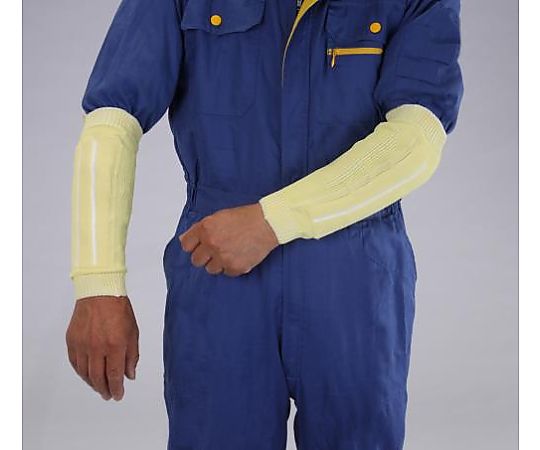 エスコ [L/320mm] 腕カバー(耐切創・耐衝撃) EA355BE-12 1組(ご注文単位1組)【直送品】