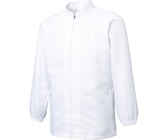 サンエス 超清涼男女共用混入だいきらいコート ホワイト L FX70650R 1枚（ご注文単位1枚）【直送品】