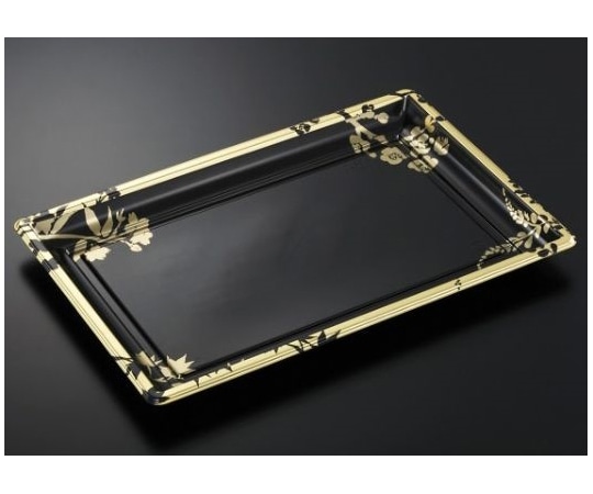 中央化学 刺身・鮮魚容器 DX角皿 特4 花盛MT-BK 身 100枚 193649 1ケース(ご注文単位1ケース)【直送品】