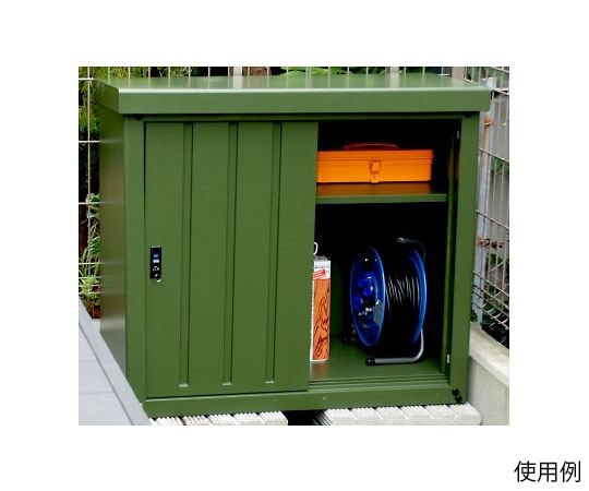 山善(YAMAZEN) おしゃれ物置 屋外用 DSSB-098(OD) 1台(ご注文単位1台)【直送品】