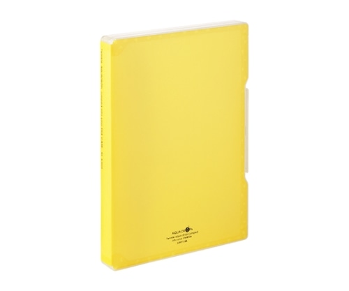 LIHITLAB AQUA DROPs ファイルケース 5黄 A-5029 A5029-5 1冊(ご注文単位1冊)【直送品】