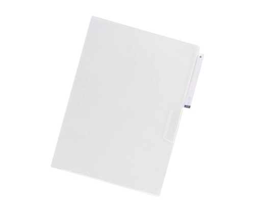 LIHITLAB リクエスト 立体見出し付きクリヤーホルダー 5枚パック 1乳白 G6305 G6305-1 1組(ご注文単位1組)【直送品】