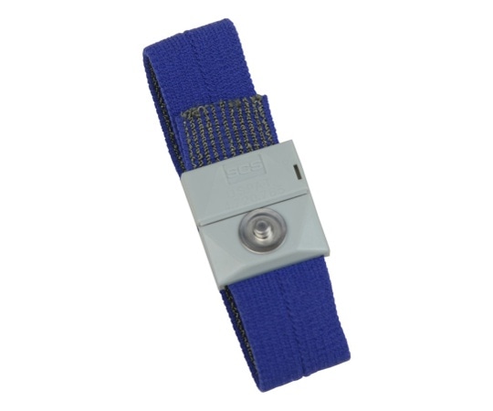 DESCO SCS アジャスタブルリストストラップ用バンドのみ 青 10本入り 2304-B 1箱 (ご注文単位1箱)【直送品】