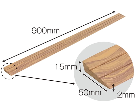カーボーイ 痛くないぞ ゆるやかスローブ 90×5×1.5cm IT-01 1本(ご注文単位1本)【直送品】