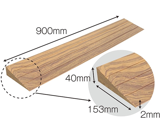 カーボーイ 痛くないぞ ゆるやかスローブ 90×15.3×4cm IT-04 1本(ご注文単位1本)【直送品】