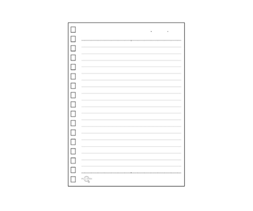 LIHITLAB ツイストリング・ノート<専用リーフ・横罫B罫> 1組(30枚入) N1663 1組(ご注文単位1組)【直送品】